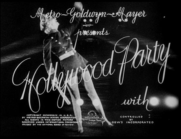 From The Warner Archive: Hollywood Party | the diary of a film history ...